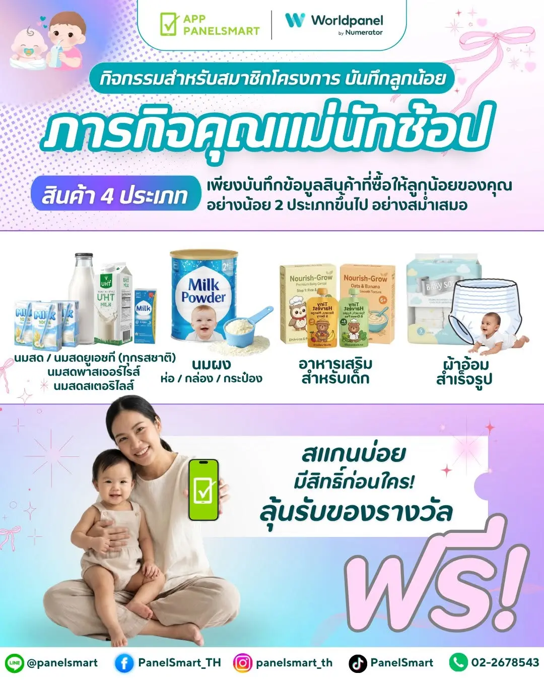 กิจกรรมคุณแม่นักช้อป PanelSmart